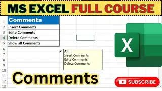 Excel Comments & Interview Questions | Master MS Excel for Jobs & Exams