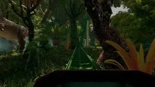 Enjoy this 360 VR Dinosaur Roller Coaster Virtual Reality Experience.  #viral video #
