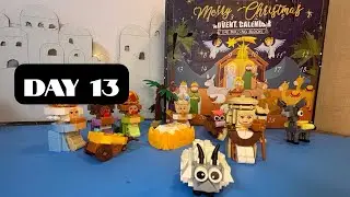 Advent Calendar - Day  13- Nativity Scene - Lego - Building Blocks - Merry Christmas 