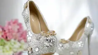 Sparkly Silver Wedding Shoes 2019