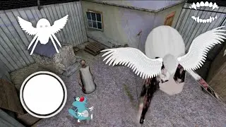 🪽 Flying Spider Angeline Playing Granny Revamp With Oggy and Jack