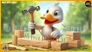 🦆 Duck Builds a Raft for Friends! 🚤🌊 (Teamwork Adventure Song for Kids)