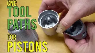CNC tool paths for pistons - Redrup Radial EP.4 || RotarySMP