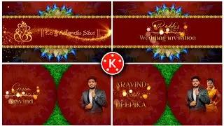 best wedding invitation video editing in kinemaster | kinemaster wedding invitation video editing