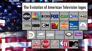 The Evolution of American Television logos