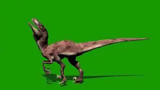 RAPTOR READY FOR ATTACK green screen | new jurassic park animations 2018