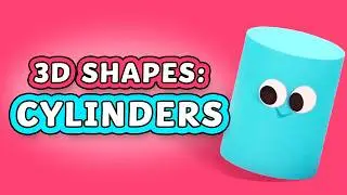 Properties of Cylinders | 3D Shapes | Twinkl Kids Tv