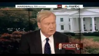Liar Cheney Preaching To President Obama Hardball Chris Mathews Ron Reagan  Part1 1/2