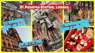 St. Pancras International Railway Station , London | Shopping 🛍️ , Dining & Drink options🧋☕️🍪🍰🍩🍷🍺🍾🍸|