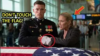 Airport Official Confronts Tomb Guard Escorting Fallen Soldier - The End Will Move You