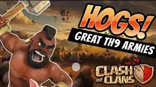 Th9 best hog attack strategy🔥🔥