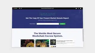 Escrow System Web Template | HTML Website Template For Escrow Crypto System