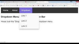 Make a Drop Down Website Menu Using HTML / CSS