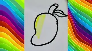 How 🤔 ❓️ to draw easy mango drawing//Easy 🥭 mango drawing