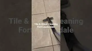 Cleaning tile and carpet in Fort Lauderdale. Tile & Grout Sealer applied #fortlauderdale