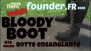 LE PLUS RARE DES ITEMS NEW SHOE MERGE GLITCH in GTA5!! #bloodyboot (tuto en description) #2026#gta 