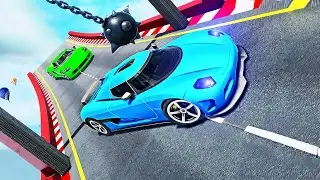 Mega Ramp Car Stunt Racing Track 3D &ndash; Невероятный симулятор гонок на спортивных автомобилях | Гей...