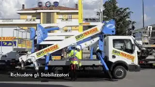 Piattaforma Aerea Autocarrata 24 m TUTORIAL GIFFI NOLEGGI