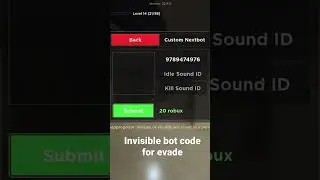 Invisible bot code for evade