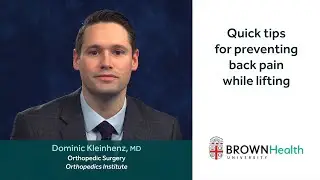 Quick tips for preventing back pain while lifting