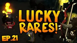 Runescape: LUCKY RARE DROPS! 92 Slayer & 100 Defence! - Progress Video #21!