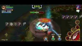 Arcane Legends - Warrior Soloing Hedourah's Lair part 2 using Snowstorm Chain Sword.