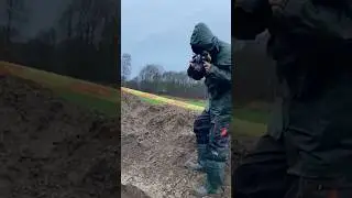 Cold wind, rain, and real archaeology in action!
