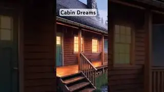 Cozy Cabin Dreams #gentlerain #shorts #lullaby #lullabymusic #cuteanimals