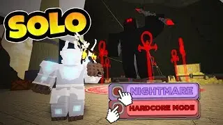 DEFEATING Pirate Island Dungeon *SOLO* Nightmare Hardcore | Roblox: Dungeon Quest