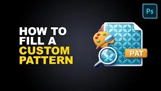 How to fill a custom pattern in Photoshop