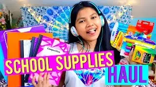 BACK TO SCHOOL SUPPLIES HAUL 2016 - 2017 | School Supplies Haul 2016 | Back to School Supplies Haul