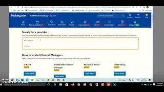 Booking com Request For Channel Manager