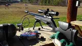 Air Arms S510 XS Ultimate Sporter 22 - 100 yd accuracy test - 18gr AA pellets
