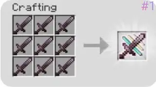 minecraft but there are custom sward 😯😍