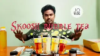Skoosh Popping Boba Bubble Tea | Instant Mix | DIY Kit | Testing and Review | Jo Vlog | #Foodie