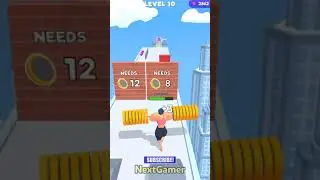 Weight Runner 3D💪Mobile Gameplay By NextGamer (Android,iOS) Level 10 #shorts