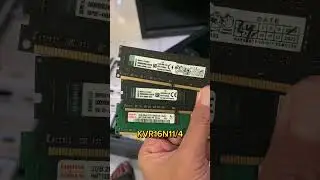 Cara deteksi type dan Kapasitas Ram Kingston! #murah #size #ukuran #ddr3 #ddr4