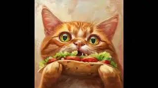 Grumpy Cat's Food Adventure #ai #cat #grumpycat