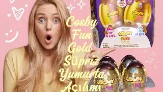 COSBY FUN GOLD S&Uuml;RPRİZ YUMURTA A&Ccedil;ILIMI 🥳