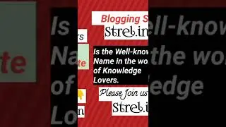 Bloggers Are welcome to strel.in #strel # #music bloggers #Creators #ytshorts# youtubeshortvideo