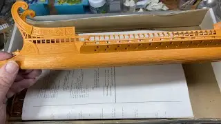 Heller Bireme Imperator unboxing 1/75 scale