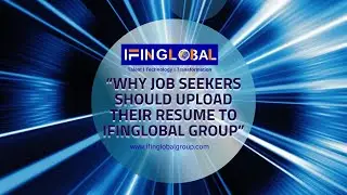 #jobseekers New #opportunities  @ifinglobalgroup  Upload your Resumes Today!!!