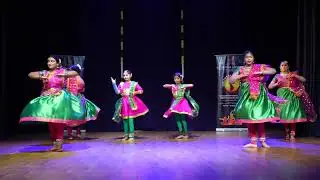 Kathak group 6 | Nrithya Sandhya | Gajje Pooja | 2024 | Sri Nrithya Lakshana Academy