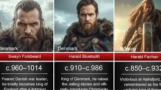 Top 36 Viking Leaders Ranked | From Sweyn Forkbeard to Harald Fairhair