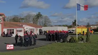 Luçon. Bruno Retailleau au Centre de secours pour la Sainte-Barbe
