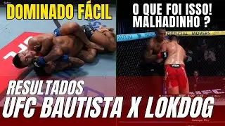 RESULTADOS UFC VEGAS: VINICIUS LOKDOG FINALIZADO POR BAUTISTA + JAILTON MALHADINHO LUTA MAL DE NOVO!