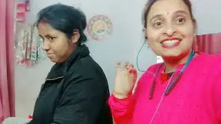 आज पार्लर में इतने दिनों बाद  #viral  video 