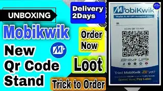 Mobikwik Business New  QR Code Design Unboxing || Agent Number Free|| Order Process || Niladri tech