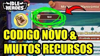 IDLE HEROES - CODIGO NOVO & VARIOS RECURSOS NO NOVO EVENTO