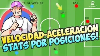 🏆 LAS STATS IDEALES DE VELOCIDAD Y ACELERACIÓN EN EFOOTBALL 🏆